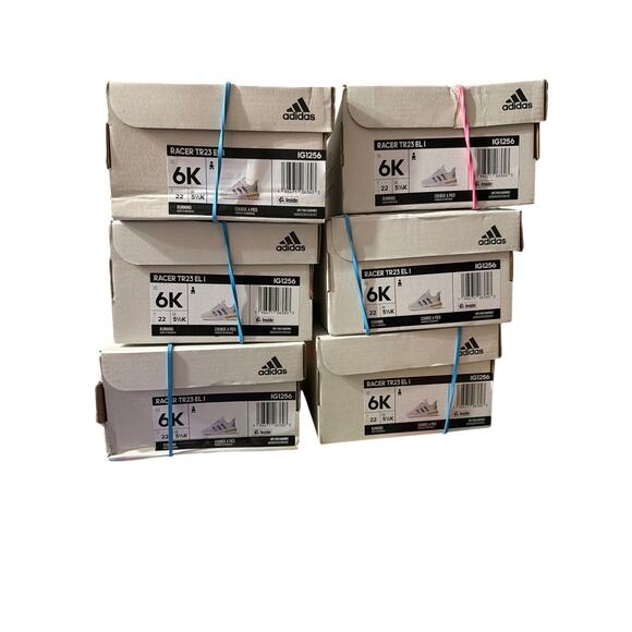 Adidas Infant Racer TR23 EL I Color Pop Blue Red Yellow Sneakers Size 6K New - Picture 11 of 11